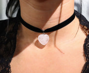 Mini Eclipse Choker- Clear Quartz
